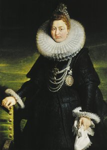 Espanjalaisen Isabella Clara Eugenian muotokuva 1566-1633, 1616.