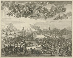 Kaarle II:n lähtö Scheveningenistä Englantiin, 1660 tekijältä Pieter Philippe