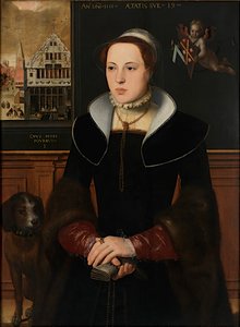 Jacquemyne Buuckin muotokuva, 1551.