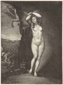 Andromeda kahlittuina kallioon