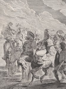 Turkin prinssi hevosen selässä, n. 1620-25.