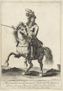 Baijerin vaaliruhtinas Maximilian II Emanuelin ratsastusmuotokuva