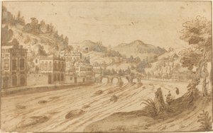 Jokinäkymä tekijältä Pieter Stevens