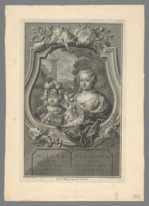 Muotokuva William V:stä, Orange-Nassaun prinssistä ja Carolinasta, Orange-Nassaun prinsessasta