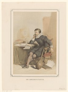 Jan Janszoon Aloittaja kirjoituspöytänsä ääressä tekijältä Pieter Wilhelmus van de Weijer