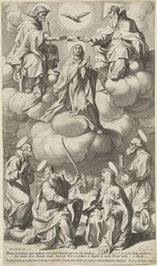 Marian kruunaus tekijältä Pieter de Jode (I) (attributed to)