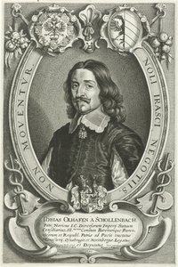 Tobias Oelhafen van Schöllenbachin muotokuva Celeberrimi Legati (sarjan nimi) tekijältä Pieter de Jode (II)