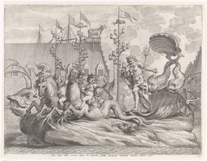Näytelmä Neptunuksen vaunujen kanssa Cardinal-Infantin iloinen tulo Gentiin, 1635 (sarjan nimi)