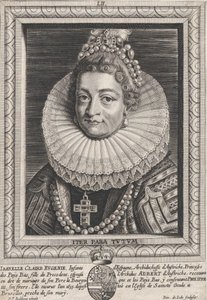 Muotokuva Isabella Clara Eugeniasta, Espanjan pikkulapsesta, n. 1650.