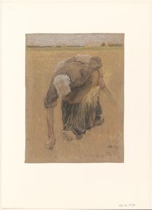 poimiva nainen tekijältä Pieter de Josselin