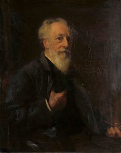 Muotokuva J.A.B. Stroebel (1821-1905), taidemaalari