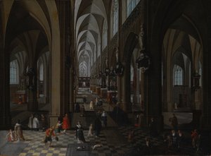 Antwerpenin katedraalin sisustus, 1651