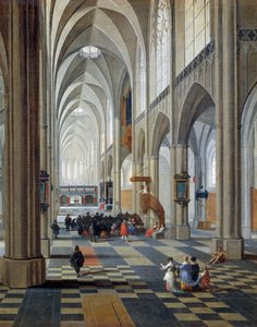 Antwerpenin katedraalin sisustus, Peeter Neefs Elder (noin 1578-1656-1661), yksityiskohta