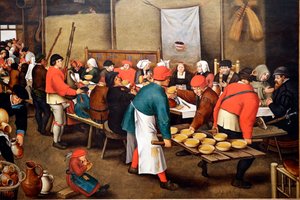Evoran museo. Brueghel, Pieter nuorempi (n. 1564-1638). Hääjuhla (tai talonpojan häät)
