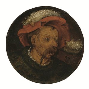 Landsknechtin pää (öljy paneelissa) tekijältä Pieter the Younger Brueghel