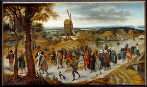 Pieter Brueghel II Nuoren hääkulkue, joka tunnetaan nimellä Brueghel d