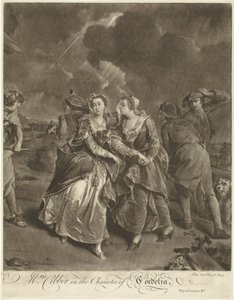 Näyttelijä Susannah Maria Cibber Cordeliana