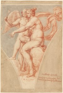 Venus ja Amor (Rafaelin mukaan) tekijältä Pieter van Lint