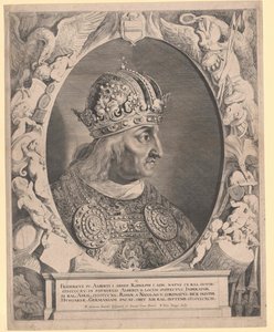 Pyhän Rooman keisari Frederic III (painettu)