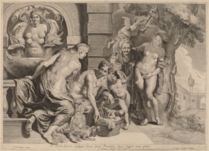 Erichthonius korissaan tekijältä Pieter van Sompel after Sir Peter Paul Rubens