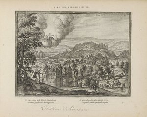 Déu va aparèixer per Abraham Formes de vida millor elecció (títol sobre objecte) Els emblemes sagrats i les històries principals dels dos testaments (Oude Testament) (títol de la sèrie) Imatges i figures de la Bíblia (títol de la sèrie) Déu va aparèixer pe tekijältä Pieter van der Borcht (I)