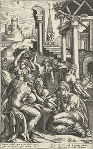 Paimenten palvonta tekijältä Pieter van der Heyden