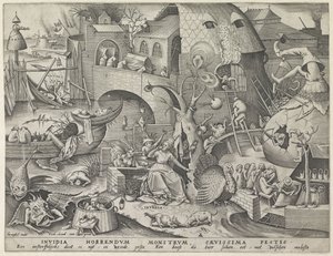 Kateus Invidia (otsikko objektissa) Seitsemän kuolemansyntiä (sarjan nimi) tekijältä Pieter van der Heyden