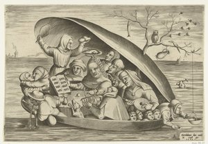 Muusikot simpukankuoressa tekijältä Pieter van der Heyden