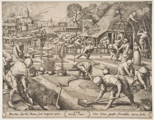 Spring Ver from The Seasons, 1570. tekijältä Pieter van der Heyden