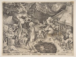 Pyhä Jaakob ja taikuri Hermogenes Tarinasta Taikuri Hermogenes, 1565.