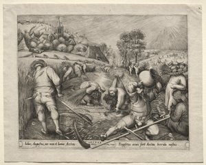 Neljä vuodenaikaa: Kesä, 1570. tekijältä Pieter van der Heyden