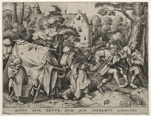 Mopsuksen ja Nisan häät 1570. tekijältä Pieter van der Heyden