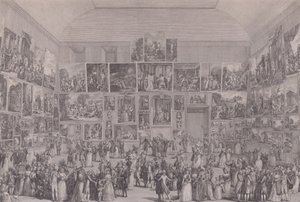 Näyttely Salon du Louvressa vuonna 1787.