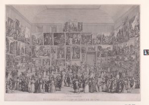 Näyttely Salon du Louvressa vuonna 1787