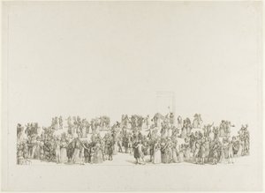 Näyttely Salon du Louvressa vuonna 1787