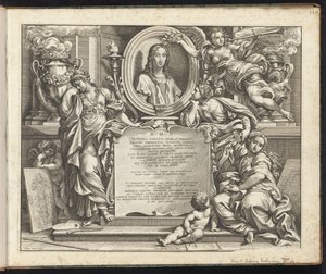 Rafaelin muotokuva Raphael Bible (sarjan nimi) Imagines Veteris ac Novi Testamenti (sarjan nimi) tekijältä Pietro Aquila