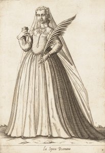 Roomalainen morsian morsian, n. 1580. tekijältä Pietro Bertelli.