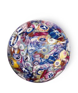 Sekoitettu millefiori paino, 1846 tekijältä Pietro Bigaglia