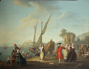 Pietro Fabrisin menuetti Baiassa, nykyään osa Bacolista (Napoli), Campi Flegrein alueella tekijältä Pietro Fabris
