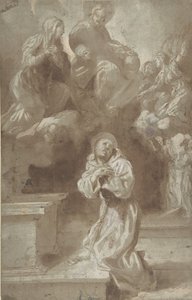 Kristus ja Neitsyt ilmestyvät Pyhälle Franciscukselle, 1562-1602.