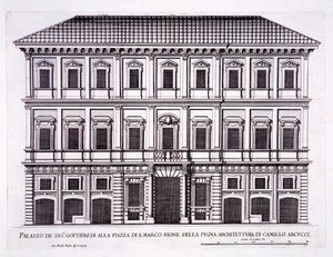 Palazzo Grazioli, Piazza San Marco, Rooma, palazzi di Romasta, osa II, julkaistu 1670-luvulla