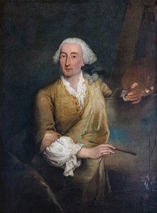 Italian: Portrait of Francesco Guardi Portrait of Francesco Guardi (Francesco Guardi) tekijältä Pietro Longhi