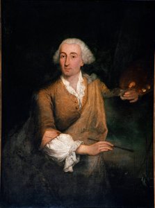 Muotokuva taidemaalari Francesco Guardista (1712-1793) 52-vuotiaana Pietro Longhin (1702-1785) maalaus 1764 Su. 132x100 cm Venetsia, Ca 
