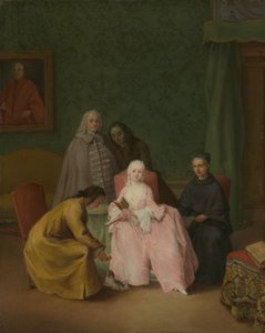 Vierailu, 1746. tekijältä Pietro Longhi