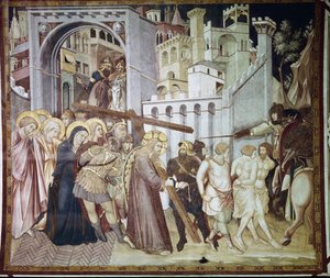 Kristuksen kärsimys - Pietro Lorenzettin fresko (1280-1348)