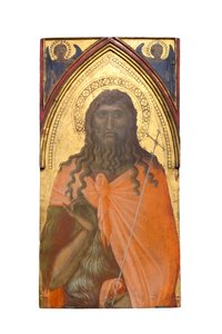 Pyhä Johannes Kastaja, n. 1329 tekijältä Pietro Lorenzetti