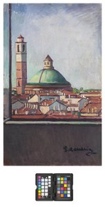 San Carlo Dome Milanossa, 1928 (öljy kankaalle)