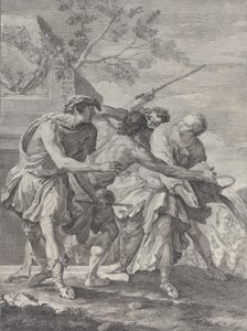 Mooses puolusti Jetron tyttäriä, 1732-50.