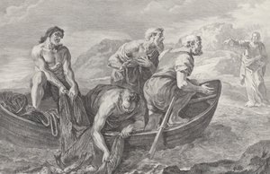 [Pyhien Pietarin ja Andreaksen kutsuminen], 1730-50.