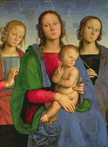 Madonna ja lapsi sekä Pyhä Katariina ja Pyhä Rosa, 1493 (öljy kankaalle ja paneelille)